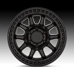 Black Rhino Calico Matte Black Custom Truck Wheels 3